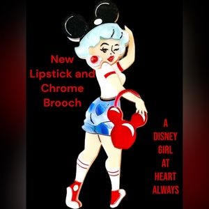 Bounding Belle Disney GirlBrooch by Lipstick & Chrome